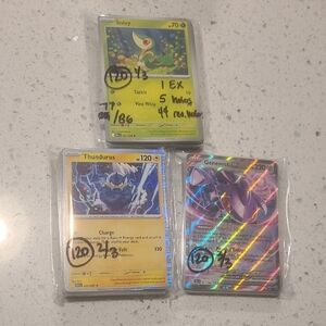 Pokemon Black Bolt Lot Of 120 - Mostly Complete Base Set